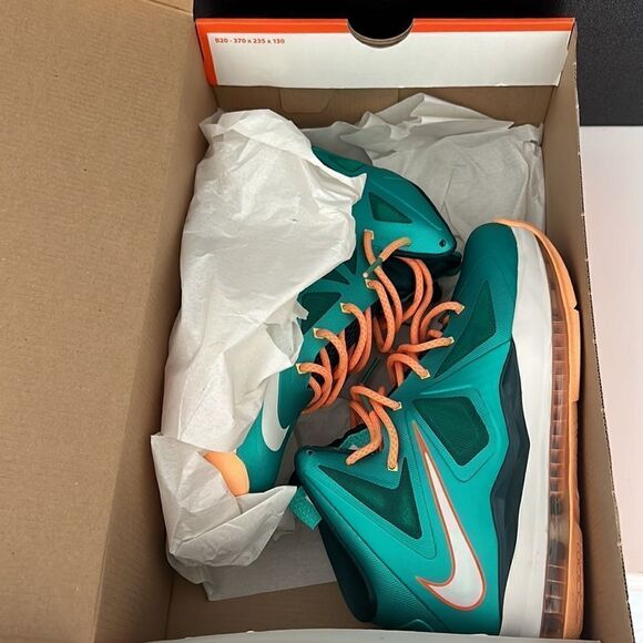 Lebron 10 GS ‘Miami dolphins’ Nike sneakers - Picture 8 of 10